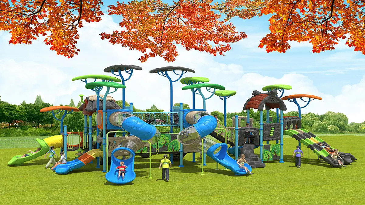 Quality Outdoor Playground Equipment From Yuhe China