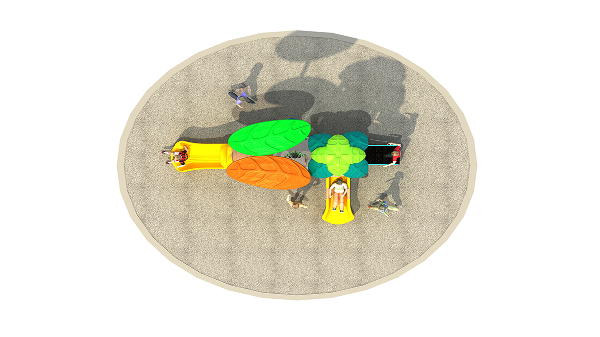 Small Playground with Slides 